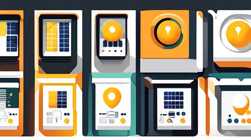 How to connect the solar light series interface