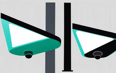 What is a split solar street light?