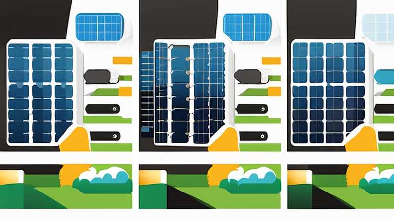 How many watts of wire do solar panels use?