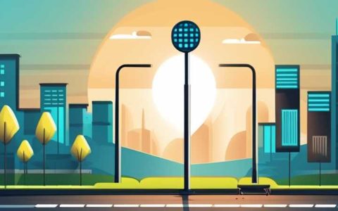 How many watts is a 7 meter solar street light