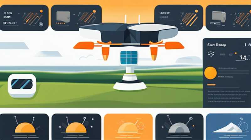 How to install solar energy for drones