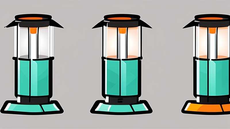 How to operate a camping solar light