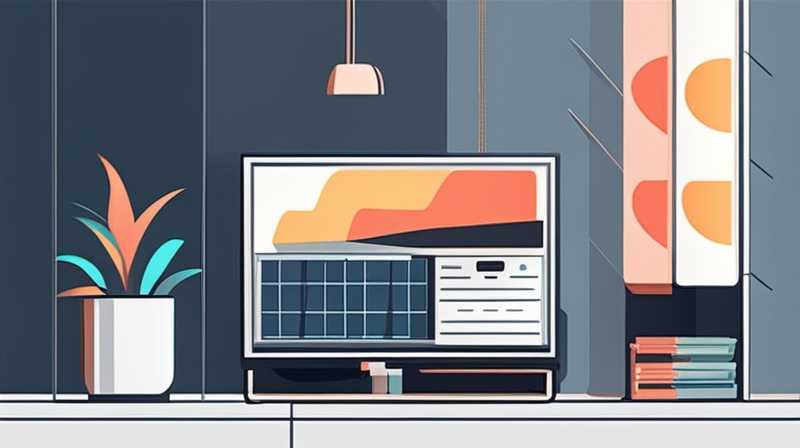 How to make a TV from a solar panel