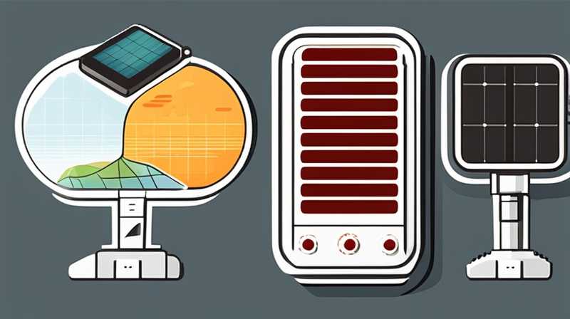 How to disassemble the solar panel charging lamp