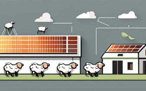 What is the use of solar power for herding sheep?