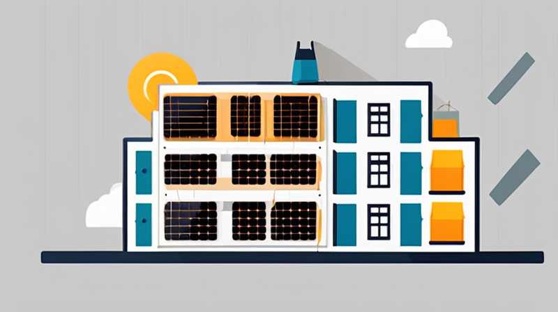 How to install solar panels on the sixth floor