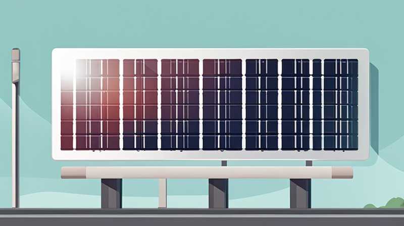 How to design a solar billboard