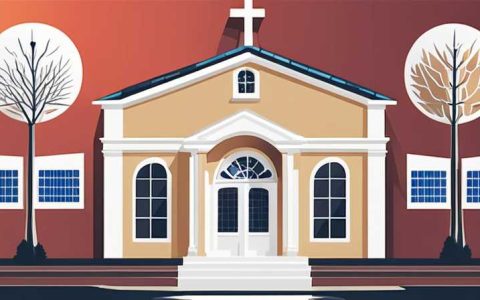 How to install solar lights for churches