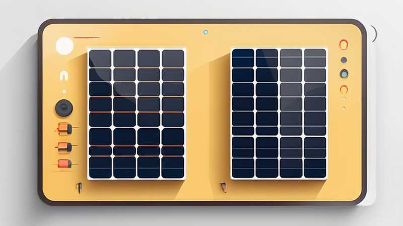 What to do if the new solar panel voltage is low