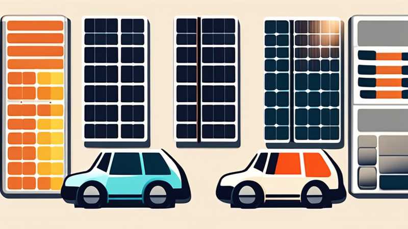 How to attach solar photovoltaic panels to cars