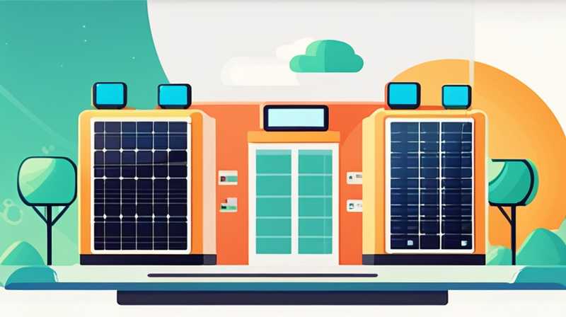 How do solar panels store electricity for batteries?