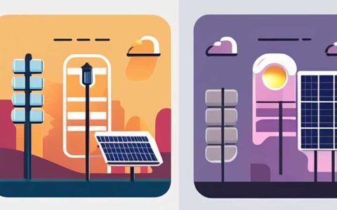 How to connect capacitors to solar street lights
