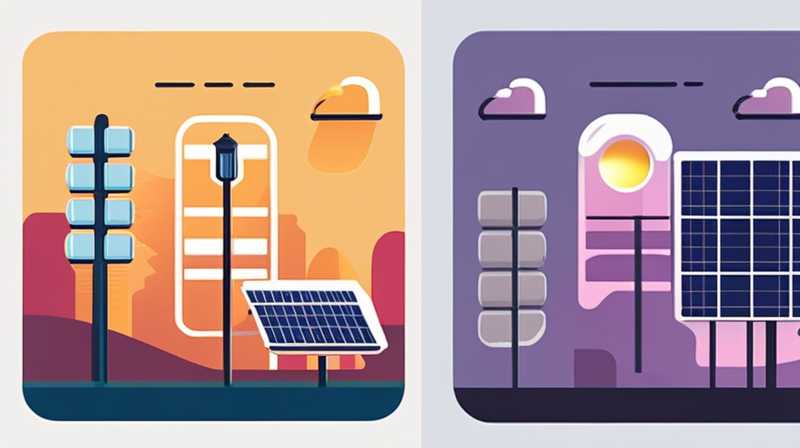 How to connect capacitors to solar street lights