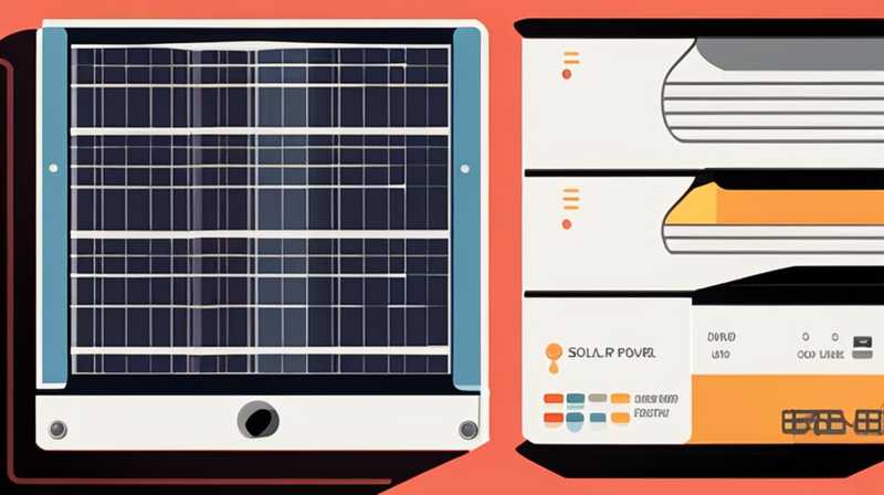 How many volts does a high power solar light