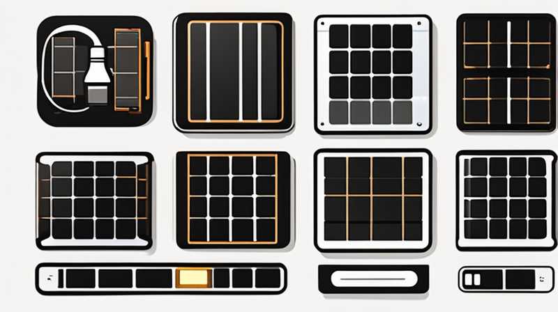 How to connect the solar light to the battery line