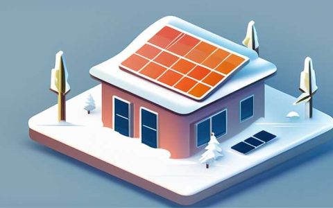 How many degrees of solar energy on the roof can cause freezing?