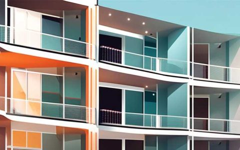 What kind of building is good for solar hanging balcony