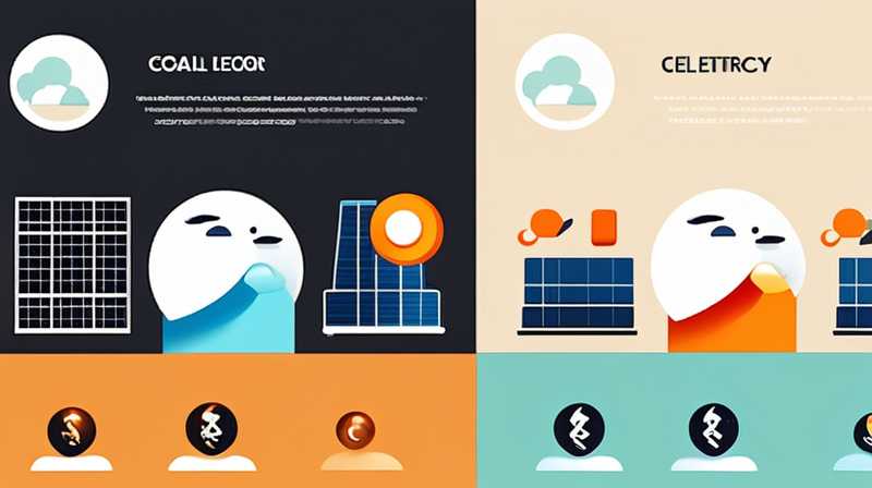 Which is better, coal-to-electricity or solar energy?