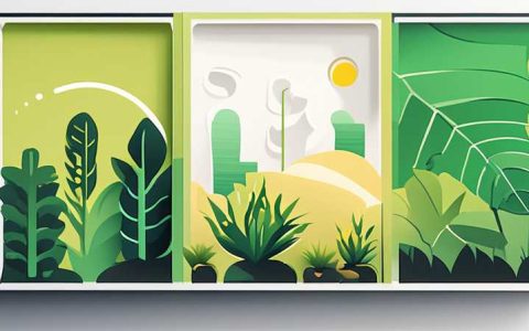 What green plants can turn dark and yellow under the sun?