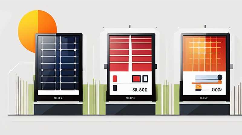 How to connect solar display