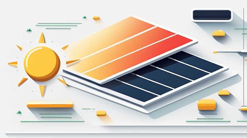 How does flat panel solar discharge medium