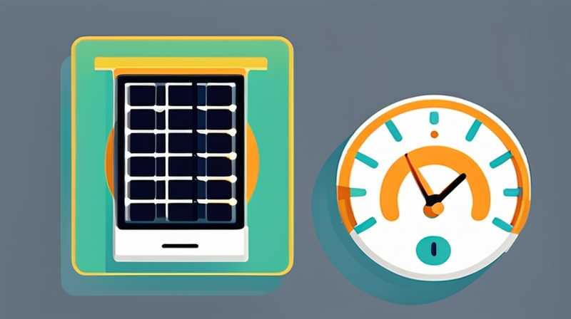 How to calculate the solar battery charging time