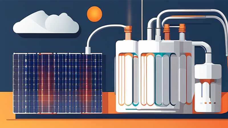 What is the best way to pipe solar circulating fluid?