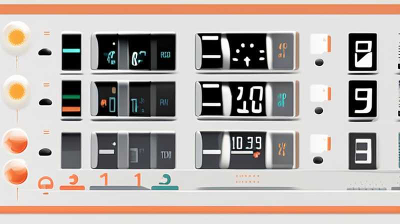 What does the solar temperature display lp mean?