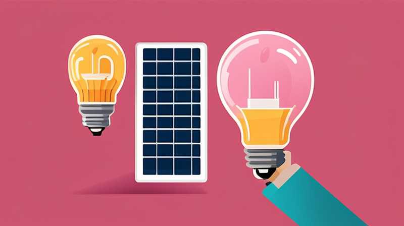 How to change the light bulb of old solar