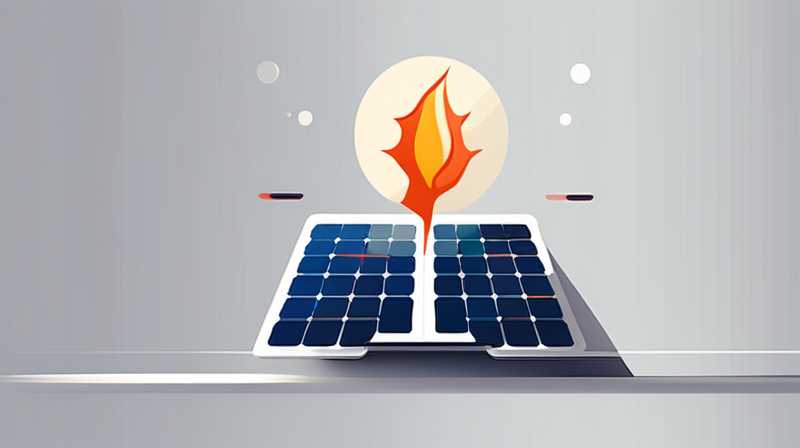 How can a split solar panel explode?