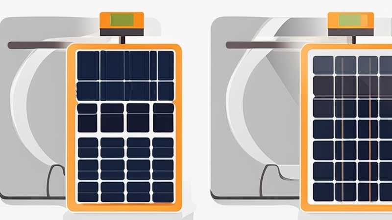 How to put the solar panel after dismantling it