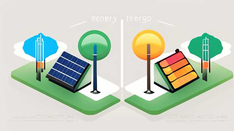 How to connect split solar energy