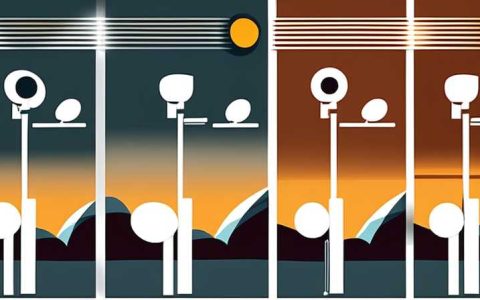 How high is the solar street light