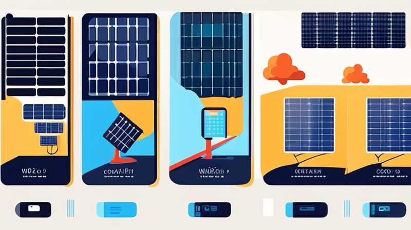 How many volts are there for 5 solar panels