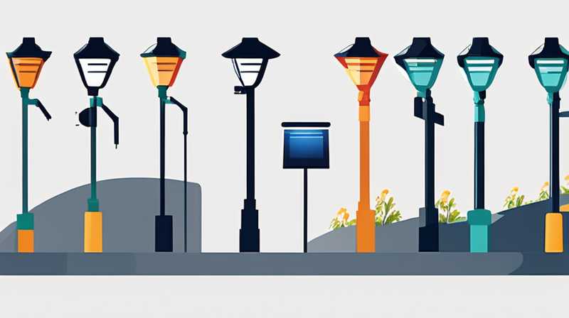 How to install solar street light head