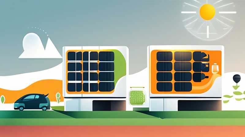 How much electricity does solar power generate for electric vehicles in a day