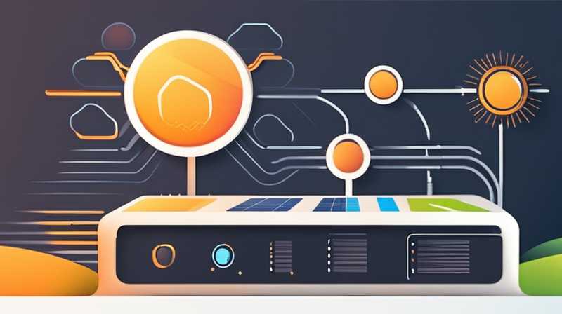 How to connect solar energy to a router