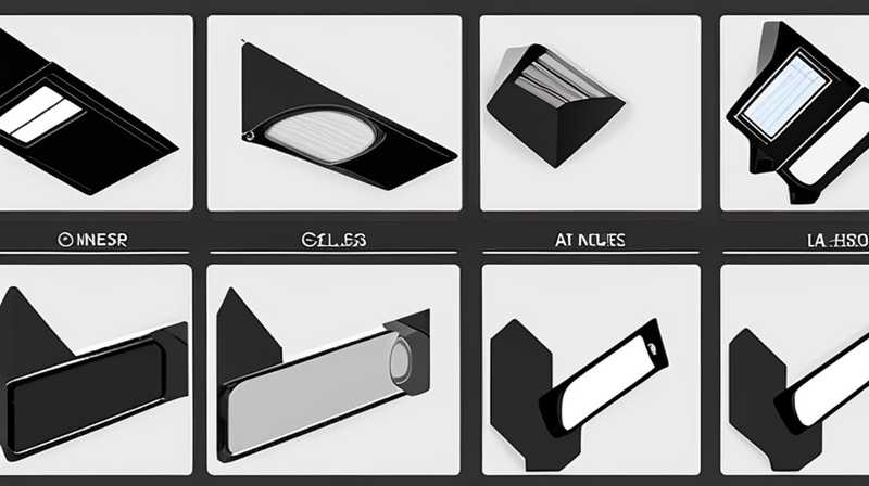 How to disassemble solar led lighting street lamp