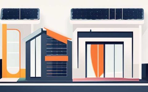 What are the pavilions with solar lights?