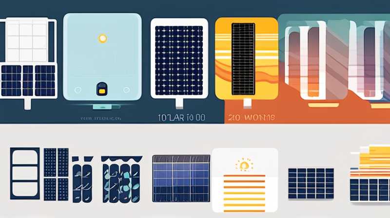 How long can 10 watts of solar energy last?