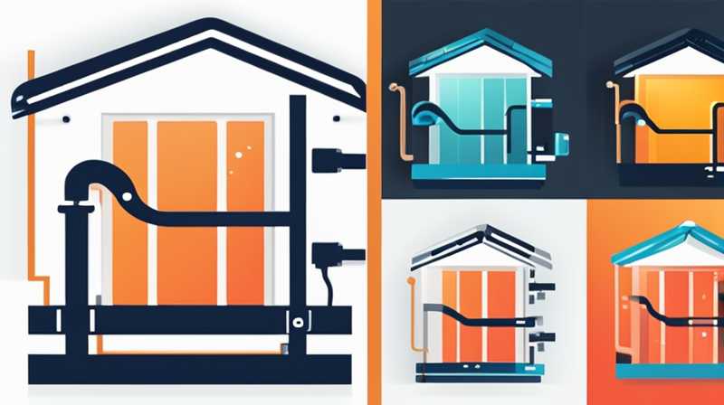 How to drill solar pipes into the house