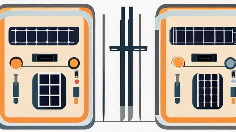 How many volts are connected in series with solar panels