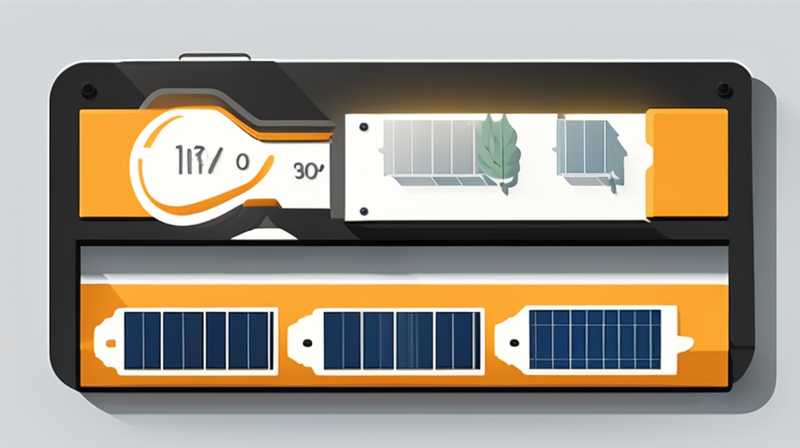 How many volts is 9W solar energy