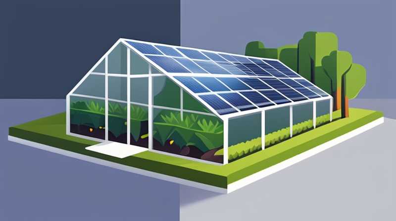 What is the principle of solar greenhouse