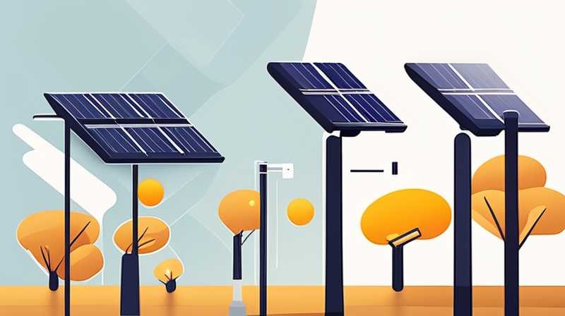 How to connect solar street light to battery