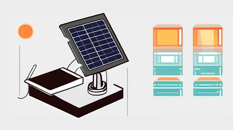 How to disassemble a solar lamp and replace the LCD lamp