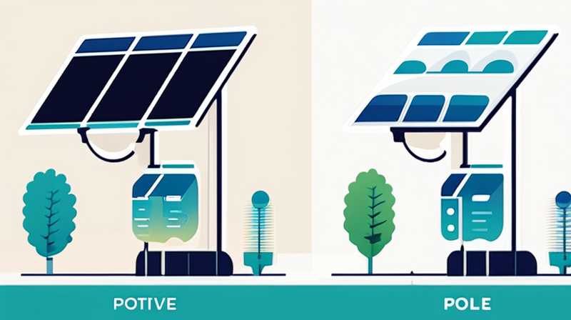 Which is the positive pole of solar energy?