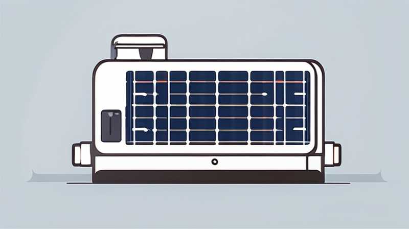 How many V does the solar booster pump have?