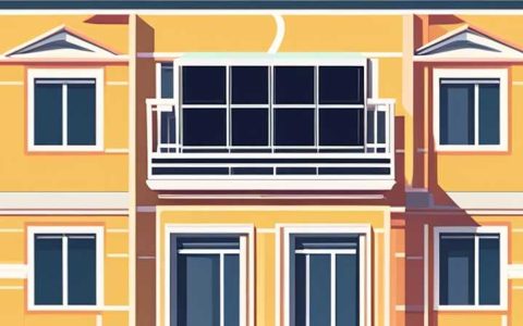 How to use the balcony solar panel