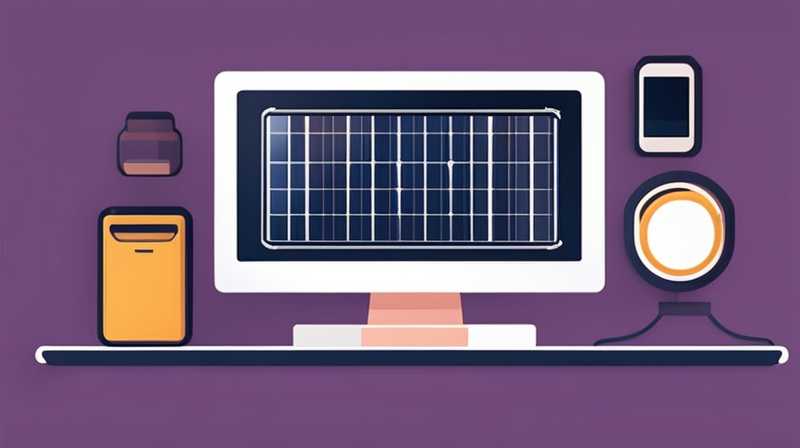 How to use solar panels on computers